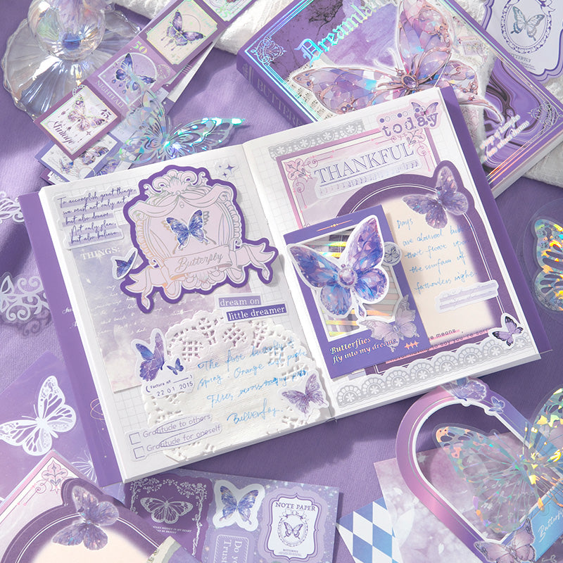 Journaling kit Purple Butterfly