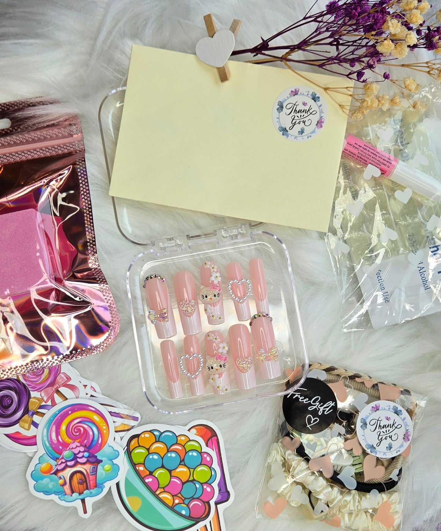 "Princess Lush" press on nails ๐