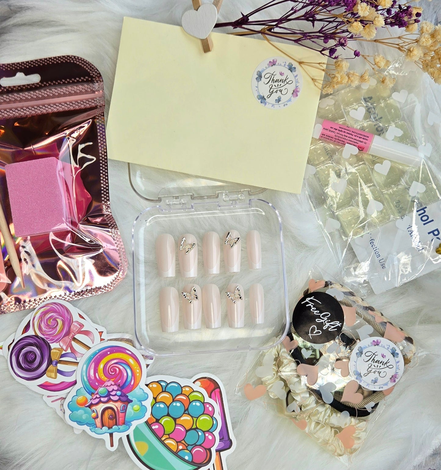 Lady Winged Radiance 🦋✨Press on nails