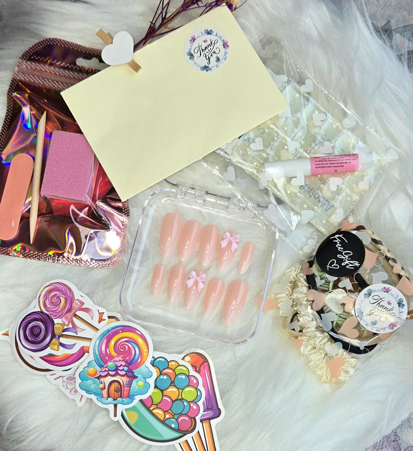 Lilac Tenderness 💗🎀Press on nails