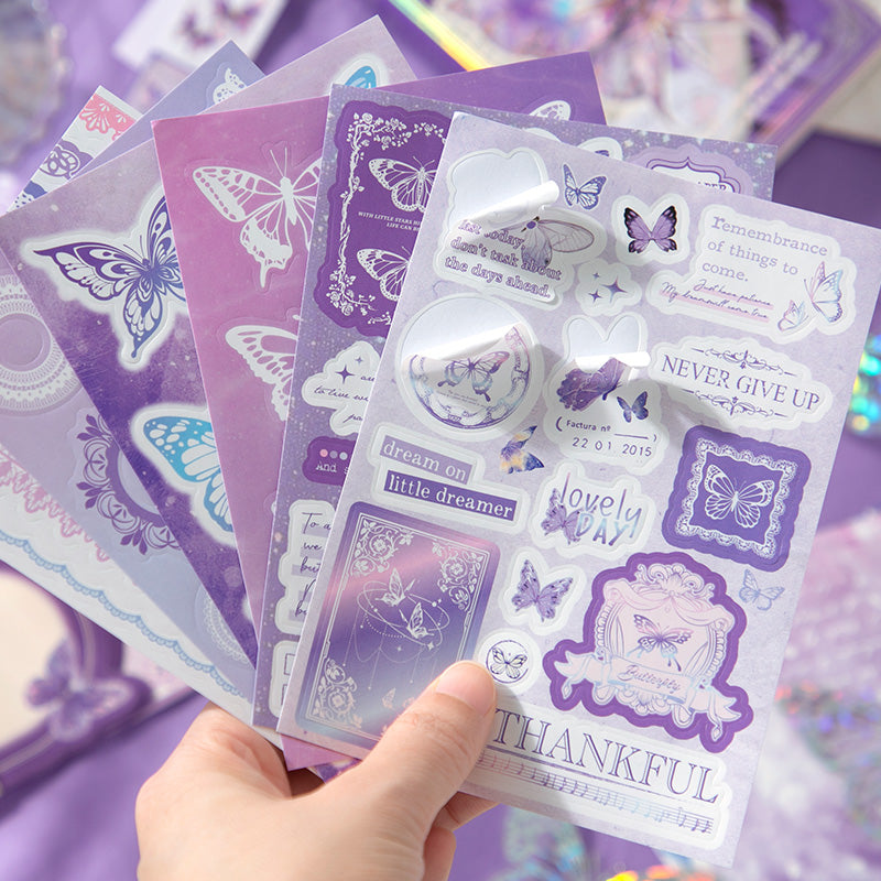 Journaling kit Purple Butterfly