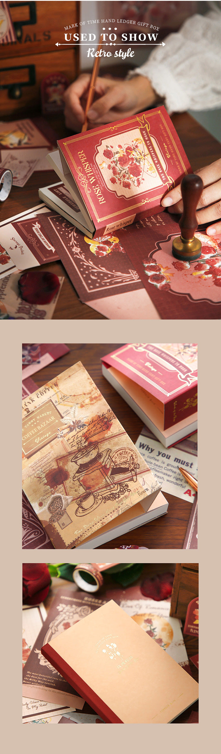 Journaling set Rose