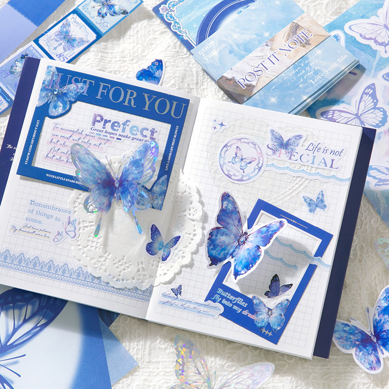 Journaling kit Blue Butterfly