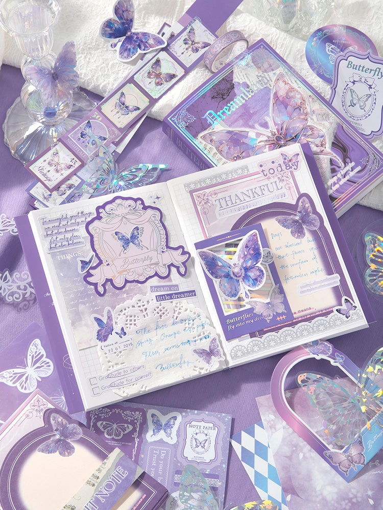 Journaling kit Purple Butterfly