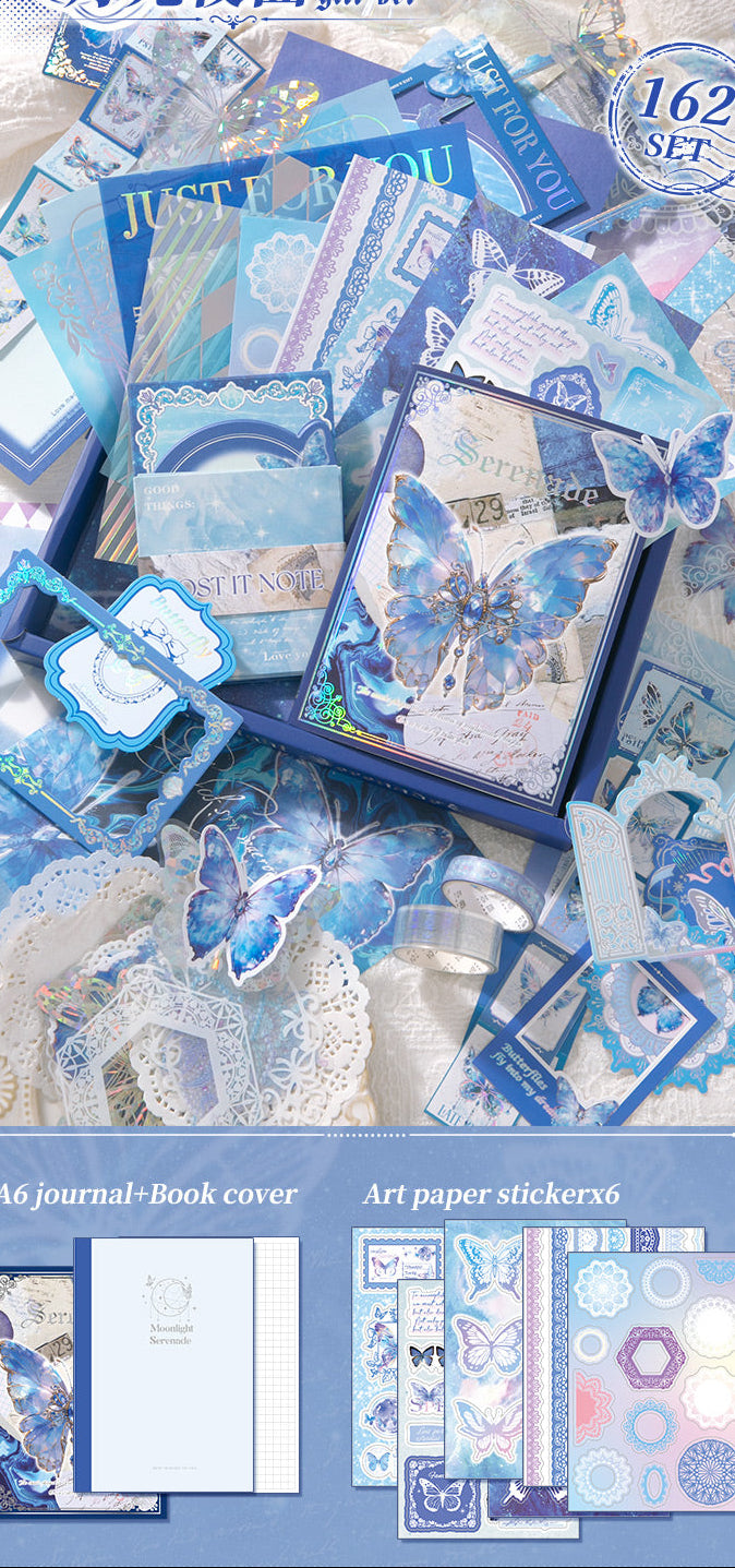 Journaling kit Blue Butterfly