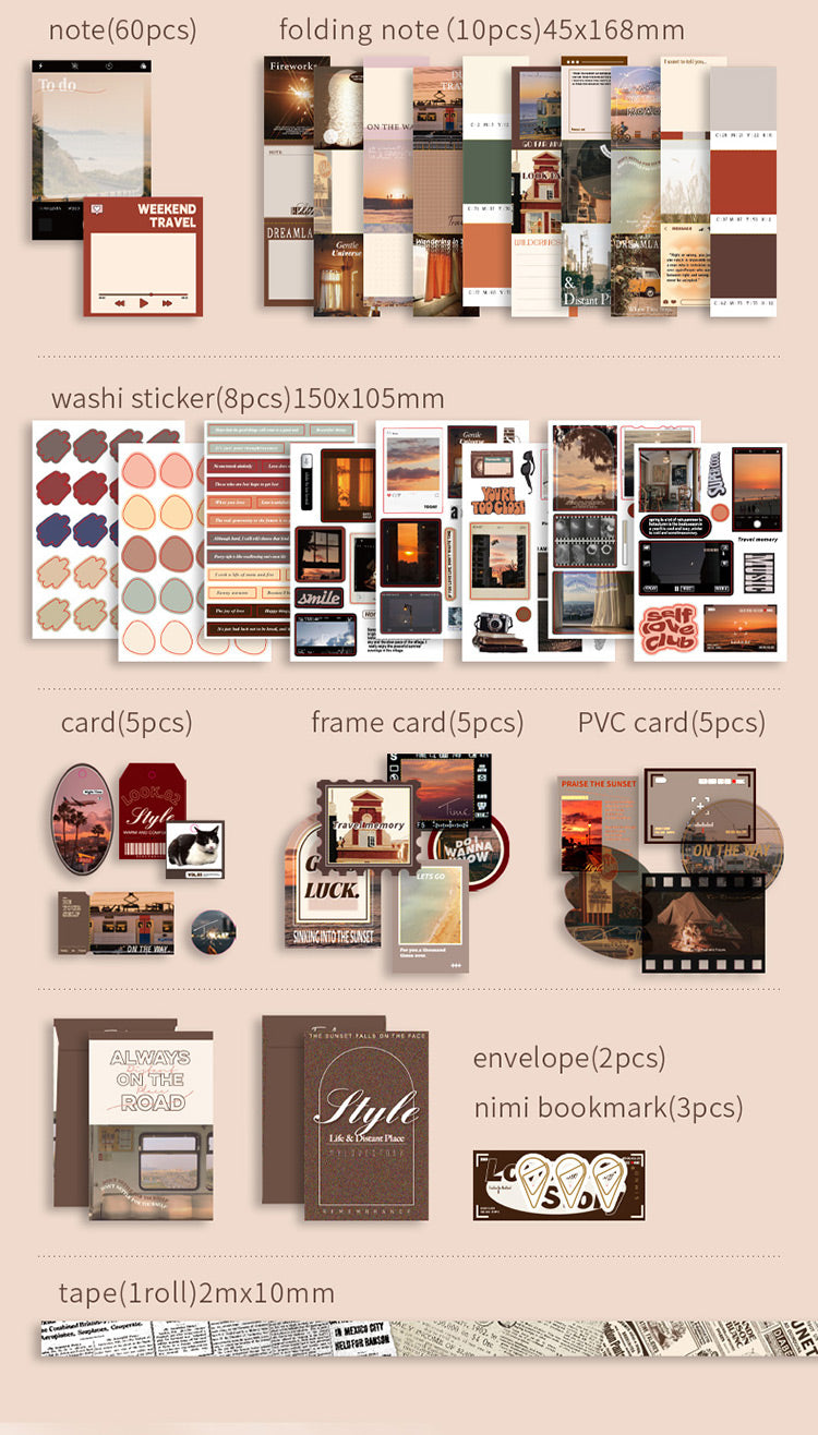 Journaling kit Travel
