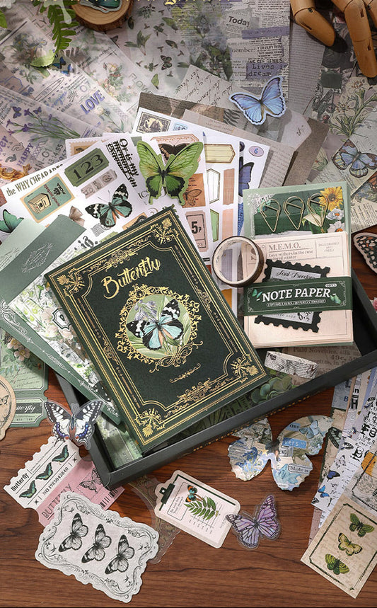 Journaling Kit Green Butterfly