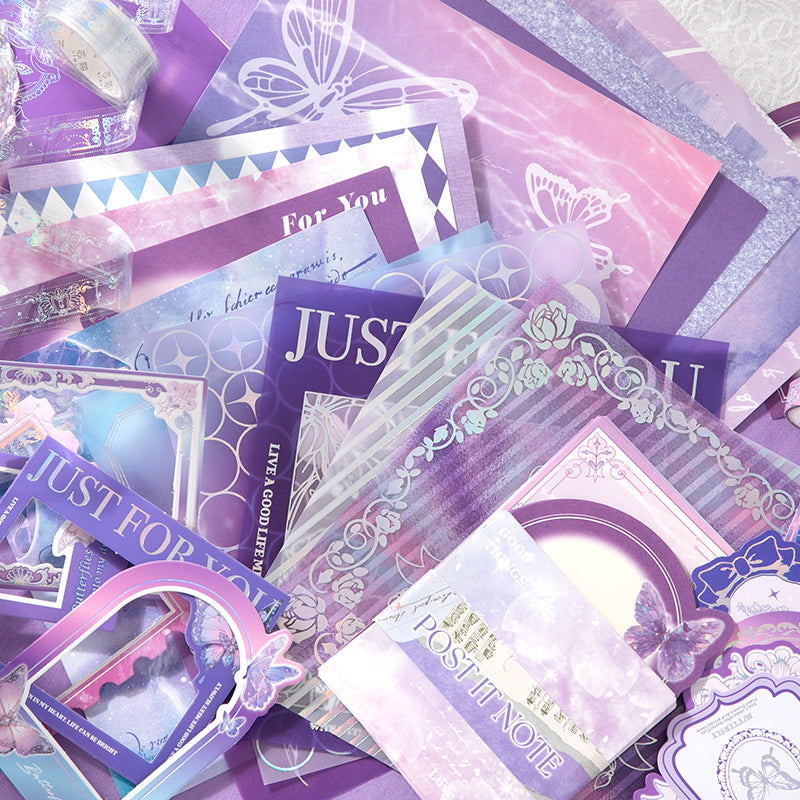 Journaling kit Purple Butterfly