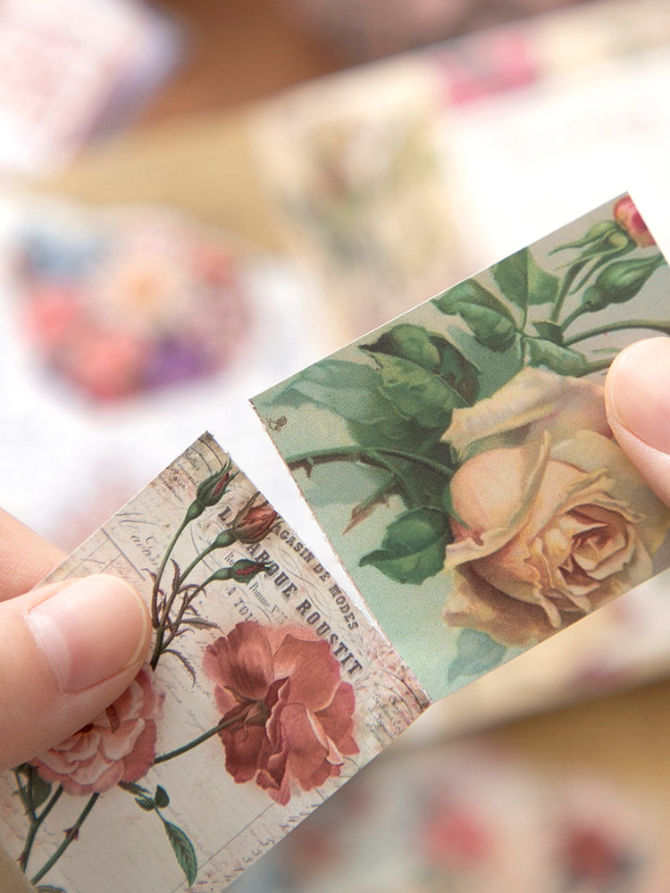 Journaling kit Red Flowers