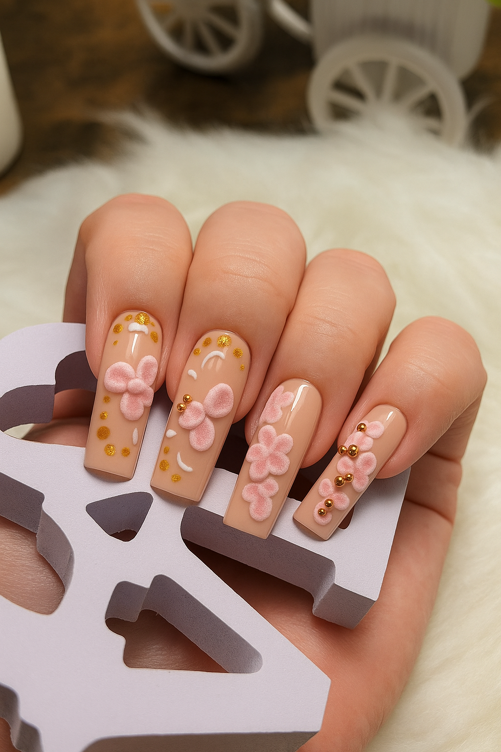 Fairy of the Pink Dawn 🌸✨Press on nails