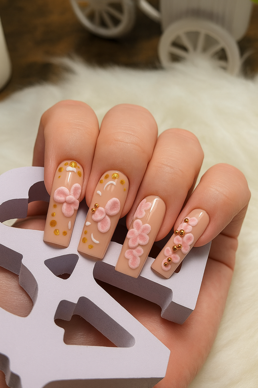 Fairy of the Pink Dawn 🌸✨Press on nails