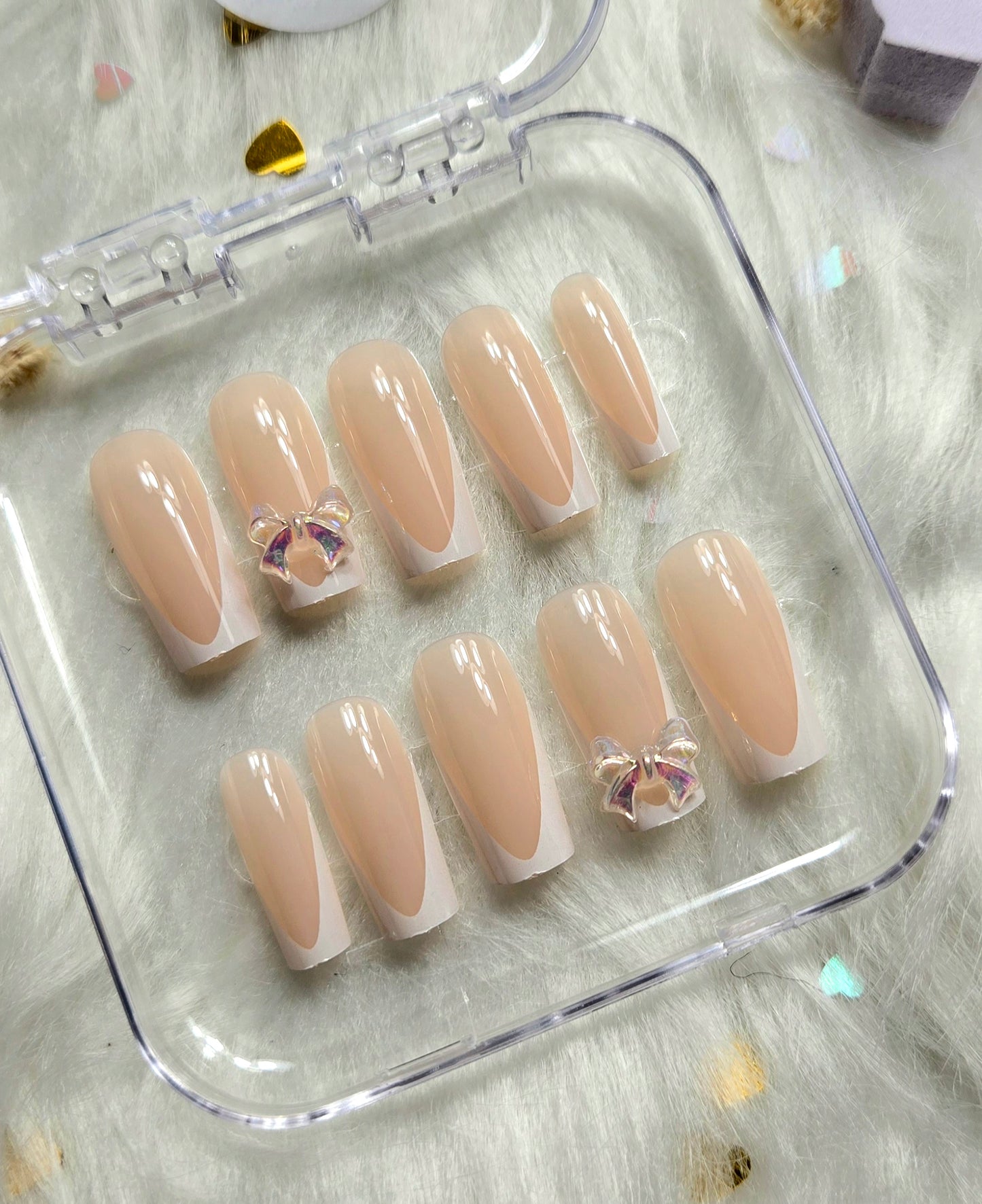 ﻿Miss Crystal Innocence 🤍✨Press on nails