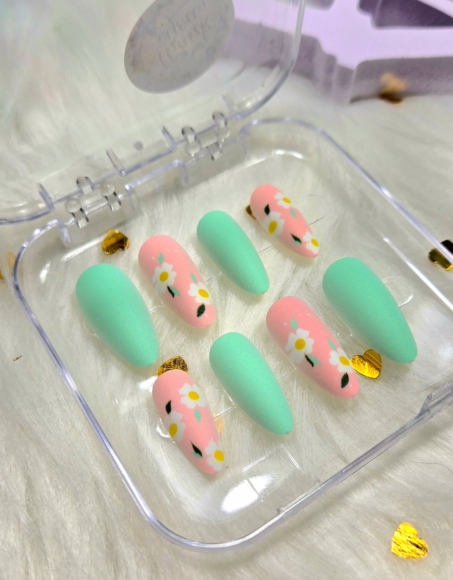 Daisy Bloom🧡 Press on nails