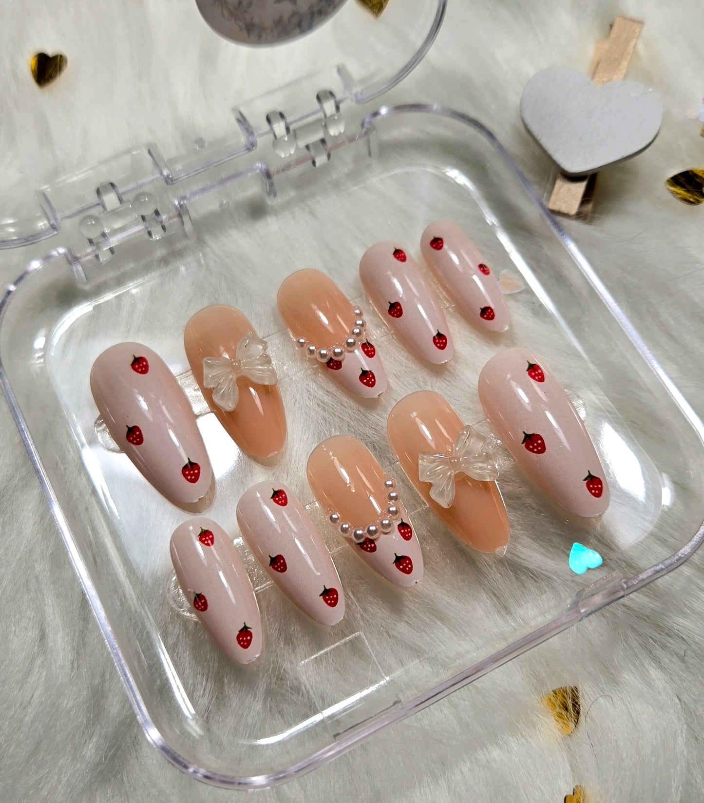 Strawberry Dream 🍓Press on nails
