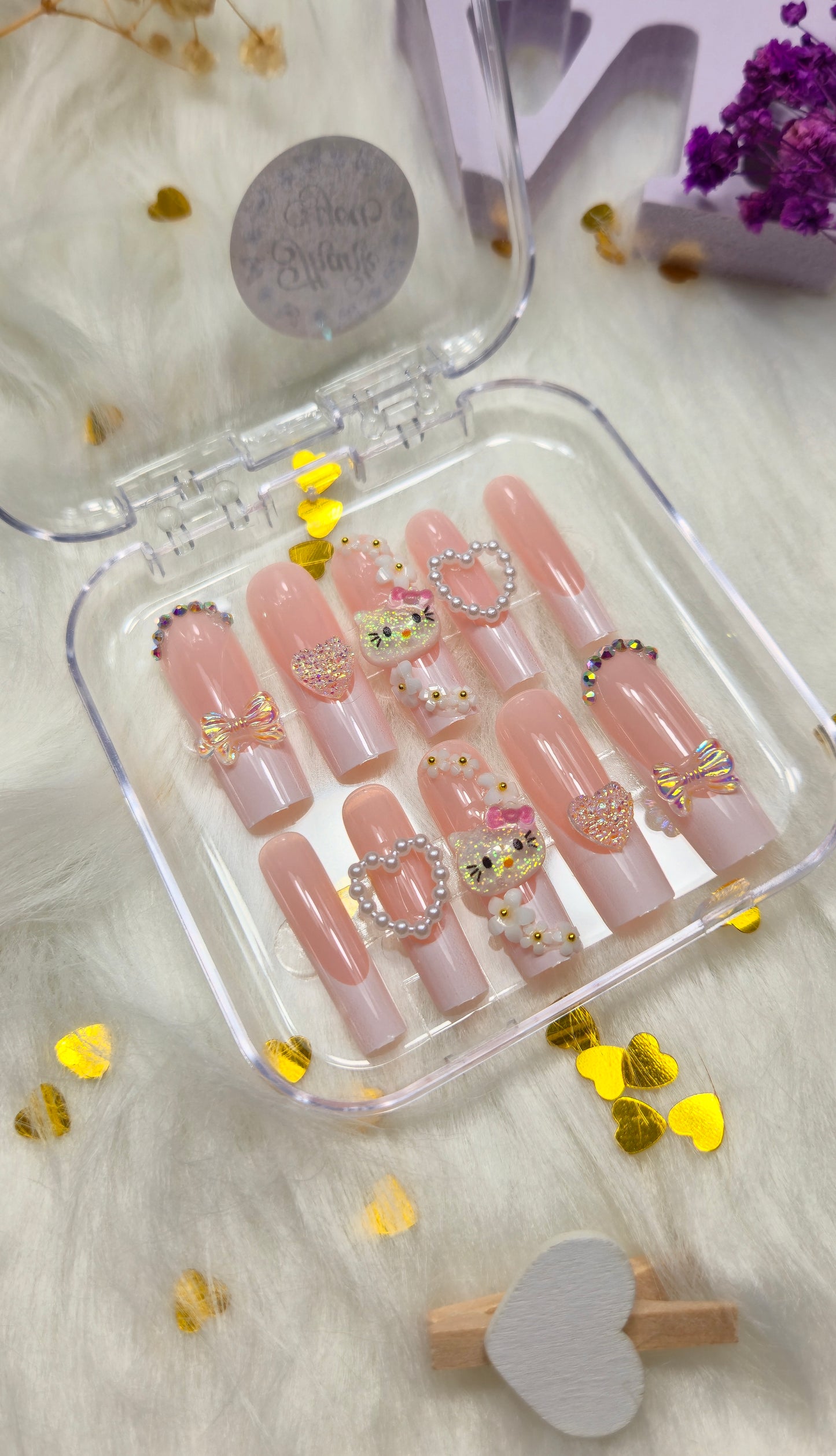 "Princess Lush" press on nails 💖