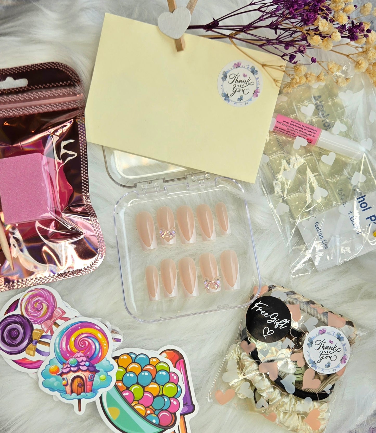 ﻿Miss Crystal Innocence 🤍✨Press on nails